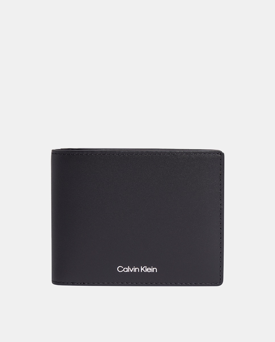 Imagen 0 de Cartera de piel plegable de hombre