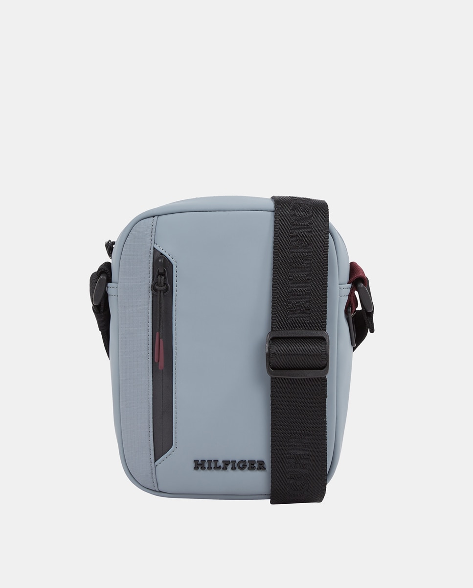 Imagen 0 de Bandolera estilo mini reporter de hombre en color gris