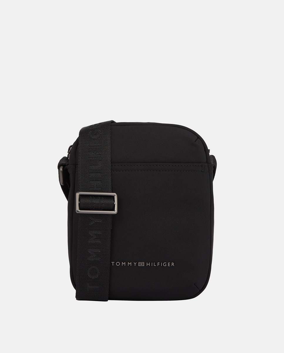 Imagen 0 de Bandolera estilo mini reporter de hombre en color negro