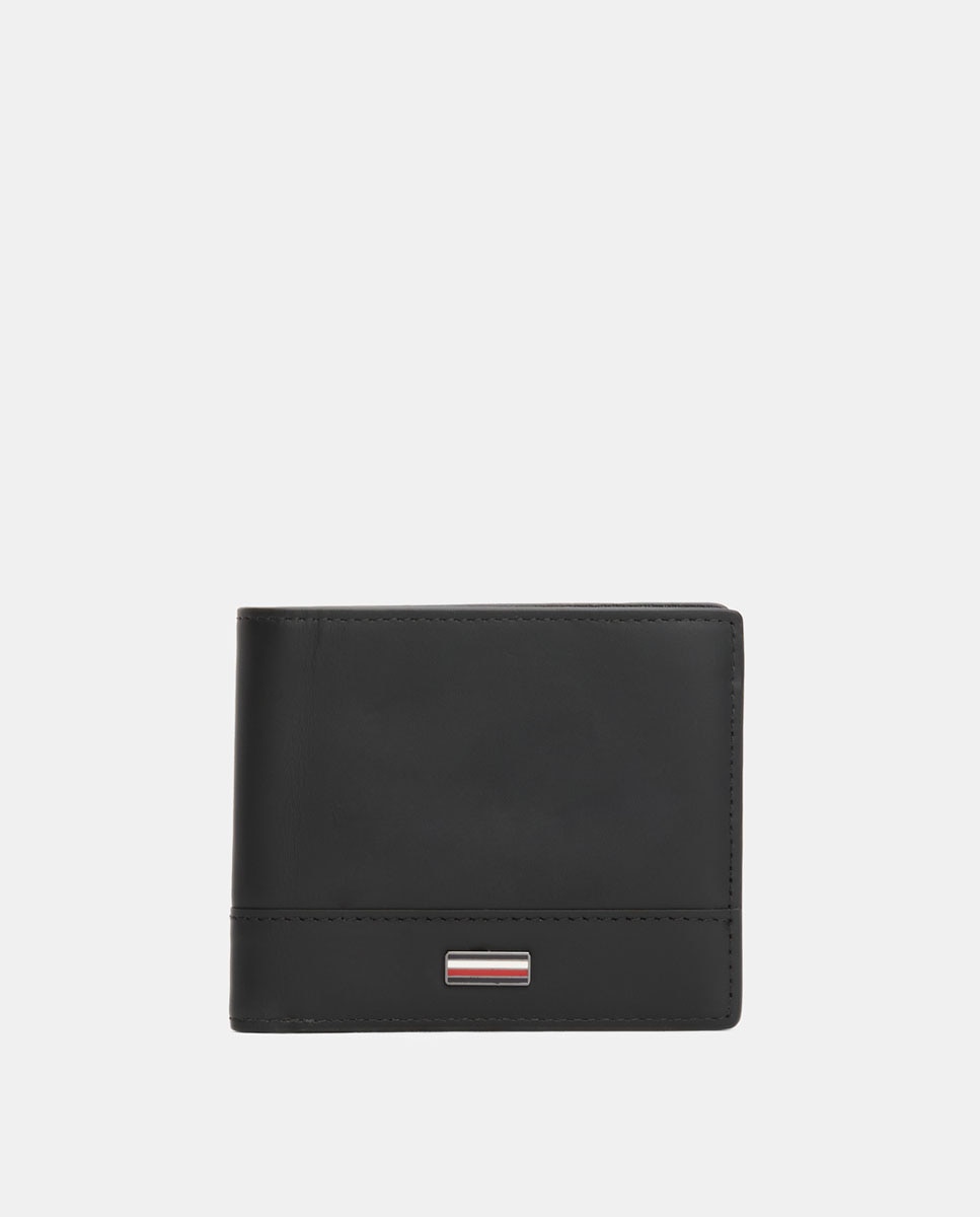 Imagen 0 de Cartera de hombre de piel con estampado monogram y diversos compartimentos