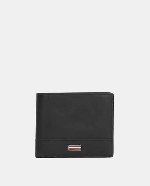 Imagen 0 de Cartera de hombre de piel con estampado monogram y diversos compartimentos