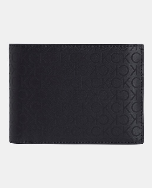 Imagen 0 de Cartera de hombre trifold con monedero logo Calvin Klein de hombre.