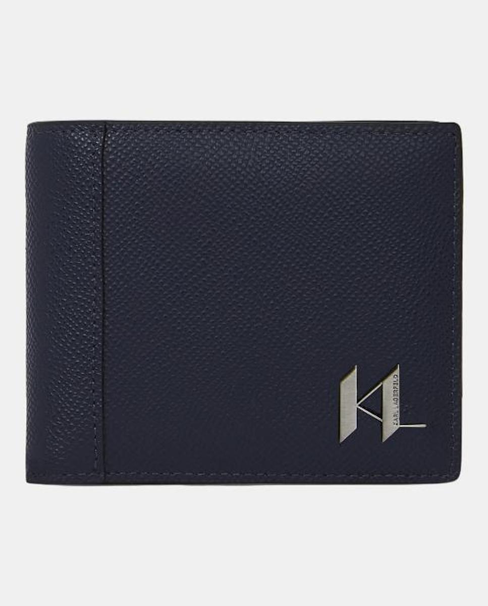 Imagen 0 de Cartera clásica de piel con monograma grabado