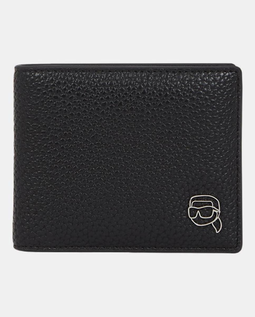 Imagen 0 de Cartera plegable con contorno de logo outline