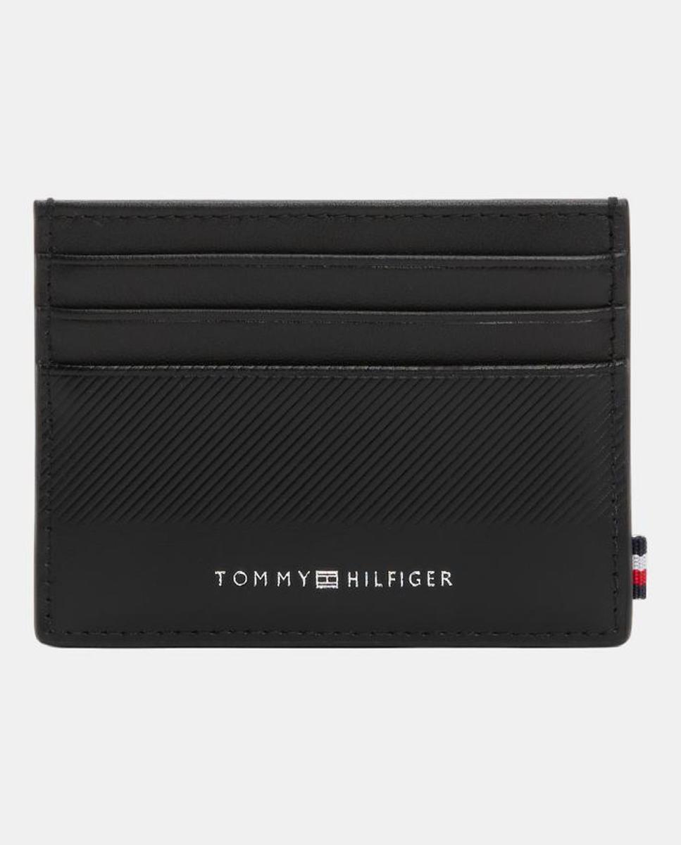 Imagen 0 de Tarjetero de hombre de piel con diseño corporativo y múltiples ranuras para tarjetas