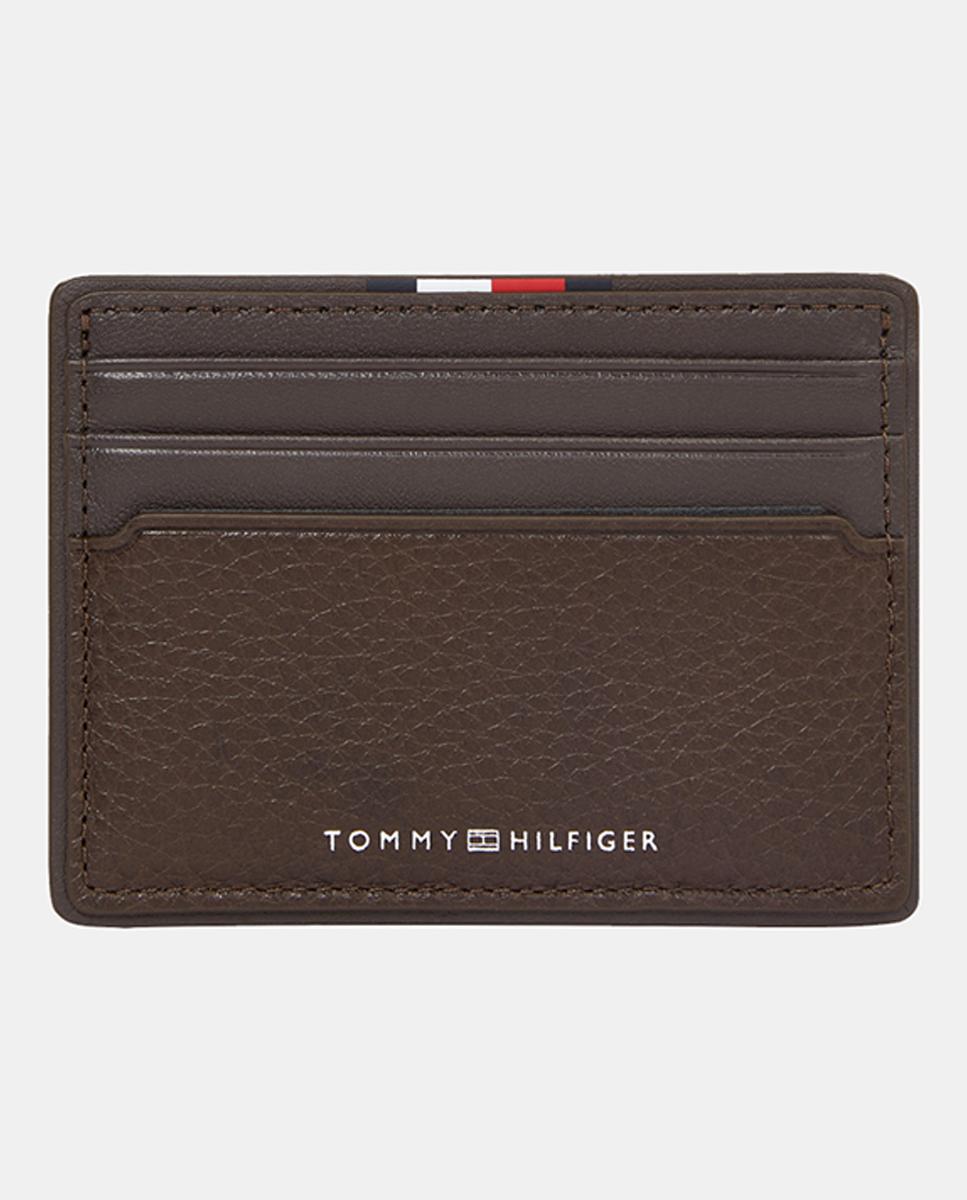Imagen 0 de Tarjetero de hombre en piel con logotipo
