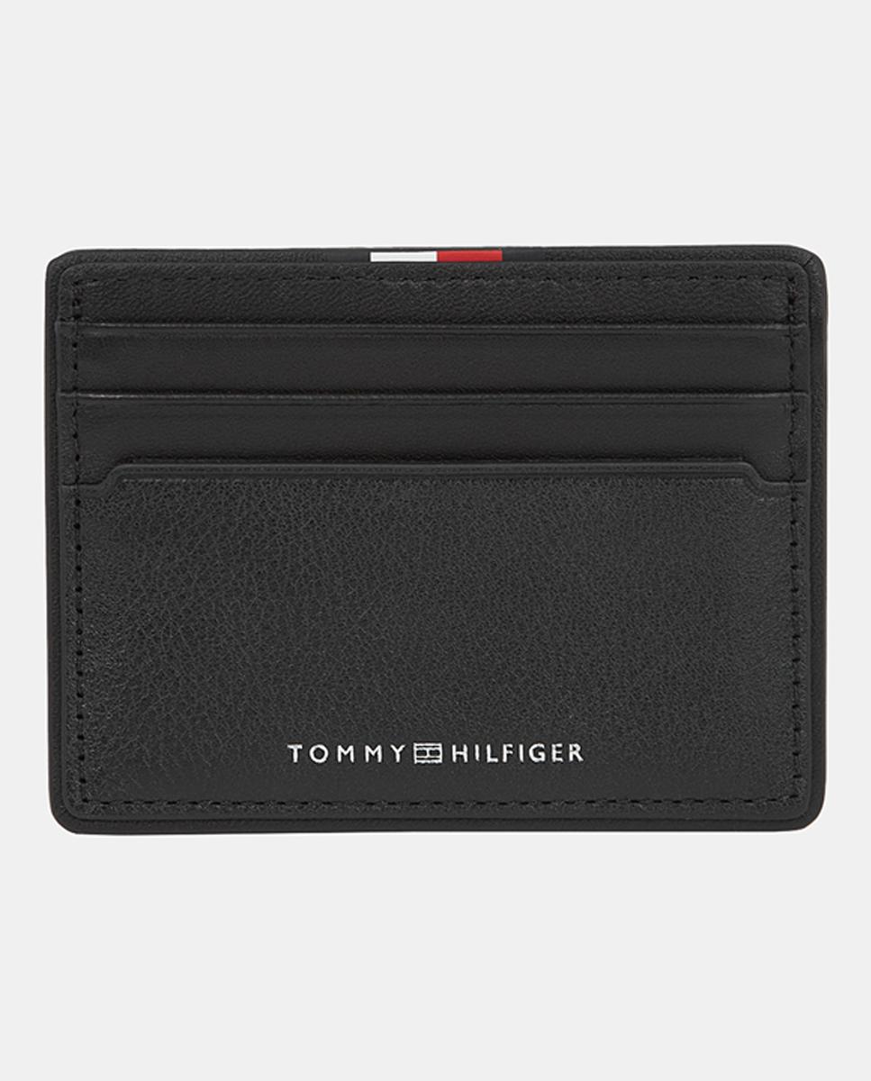 Imagen 0 de Tarjetero de hombre en piel con logotipo