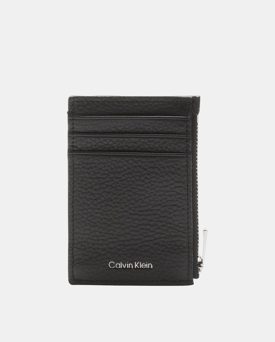 Imagen 0 de Tarjetero Calvin Klein de piel para hombre