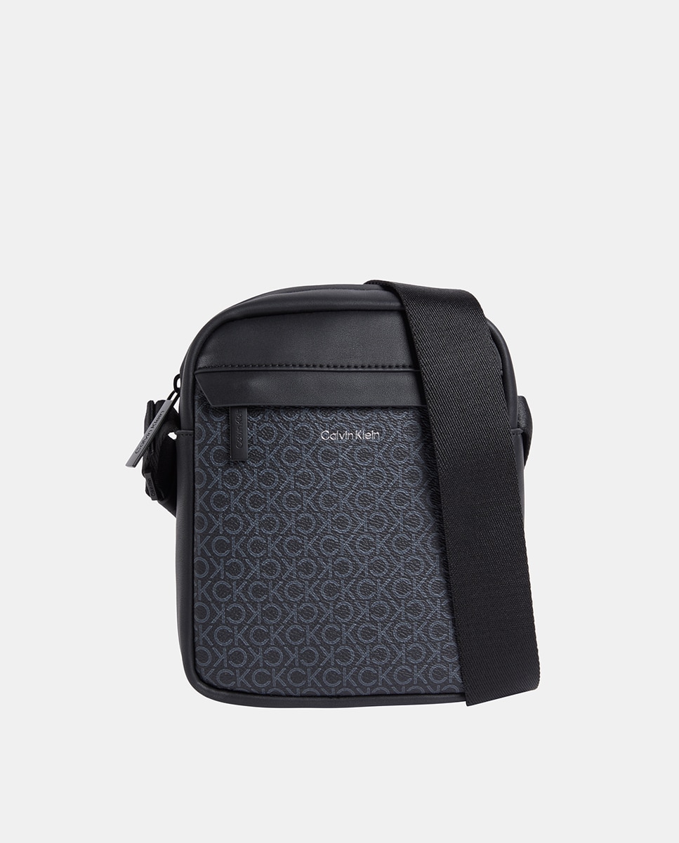 Imagen 0 de Bandolera clásica con estampado monogram Calvin Klein