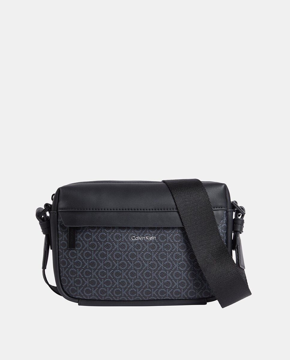 Imagen 0 de Bandolera clásica con estampado monogram Calvin Klein