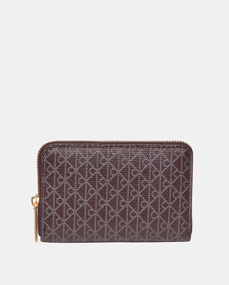 Imagen 0 de Cartera con estampado monogram y cremallera completa