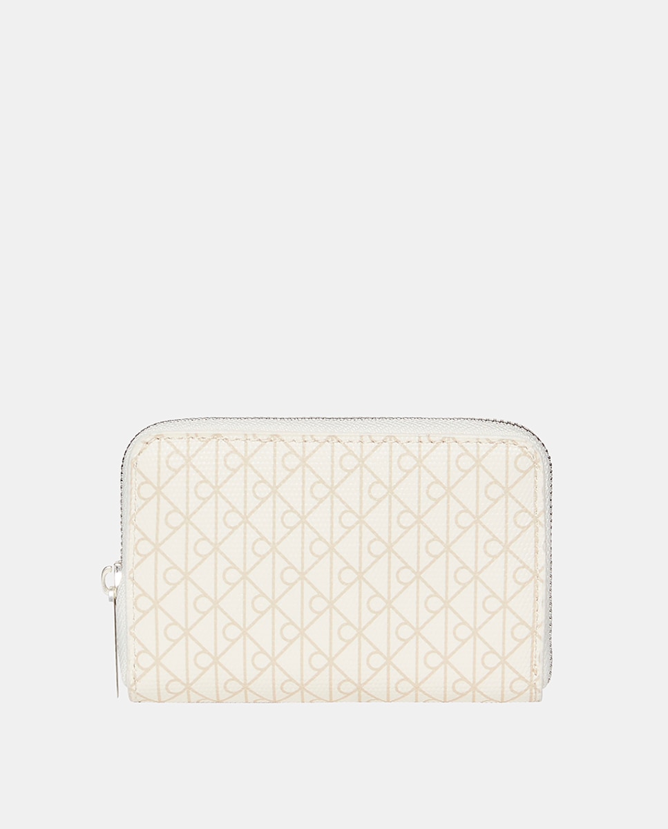 Imagen 0 de Cartera de apertura completa con estampado monogram