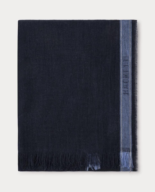 Imagen 0 de Bufanda de hombre de lino con flecos