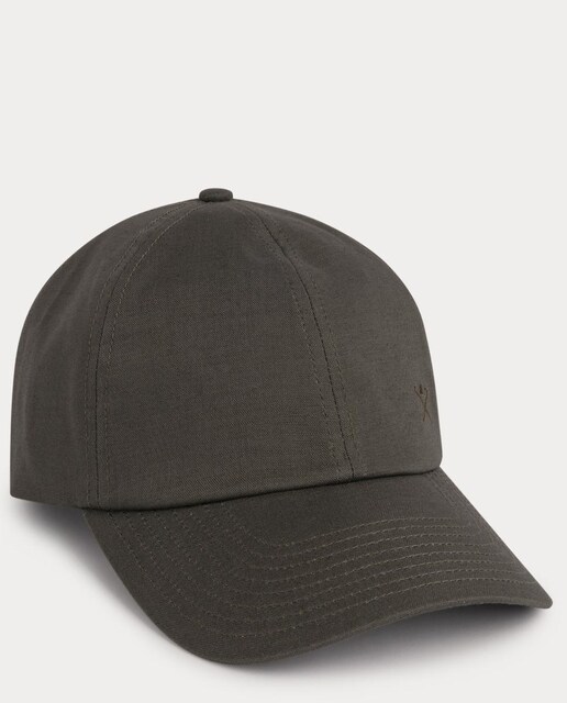 Imagen 0 de Gorra de hombre de béisbol de lino con el logo bordado