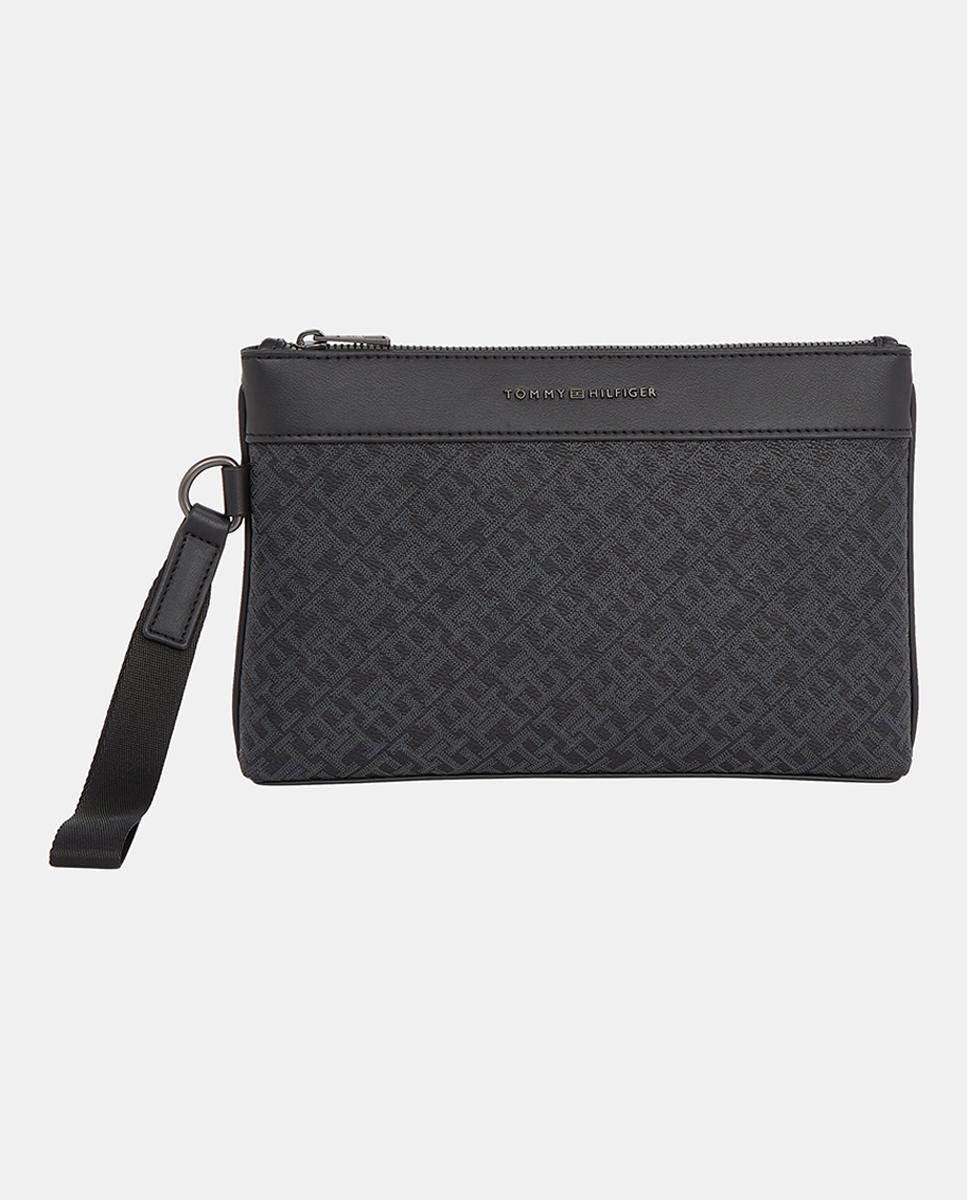 Imagen 0 de Neceser de hombre de ecopiel con diseño monogram