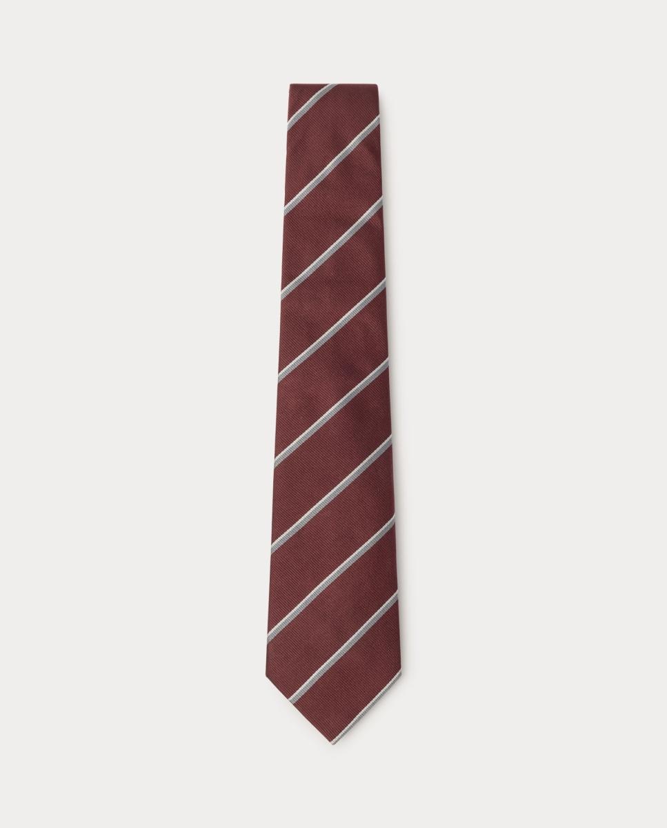 Imagen 0 de Corbata de hombre de seda 100% con rayas diagonales