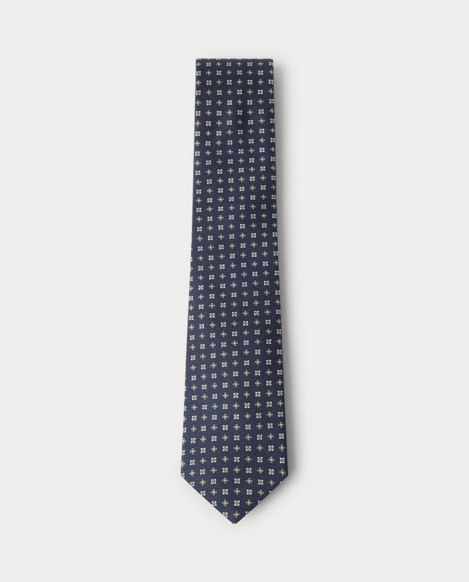 Imagen 0 de Corbata de hombre de seda 100% con estampado floral