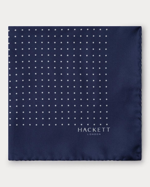 Imagen 0 de Pañuelo de hombre de bolsillo de seda pura con estampado de lunares Mayfair