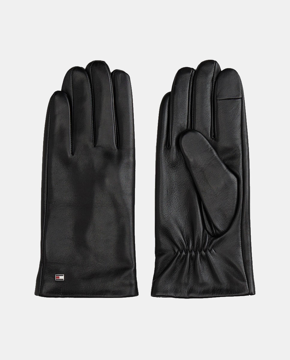 Imagen 0 de Guantes de mujer en color negro de Tommy Hilfiger