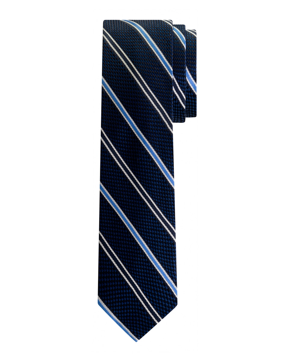 Imagen 0 de Corbata de hombre de seda con rayas en distintos colores