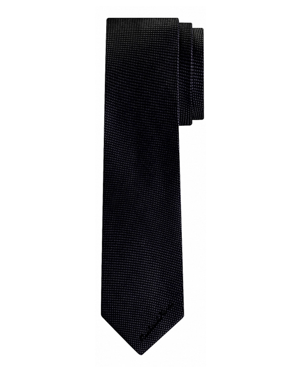 Imagen 0 de Corbata de hombre de seda con estructura y logo bordado