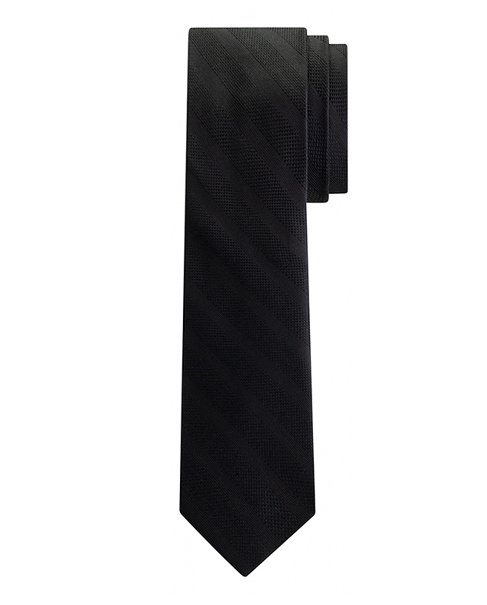 Imagen 0 de Corbata de hombre de seda con estructura de rayas