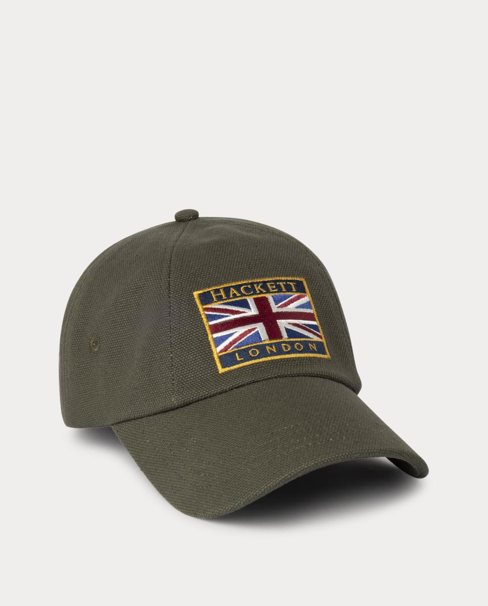 Imagen 0 de Gorra con parche central de bandera británica de hombre