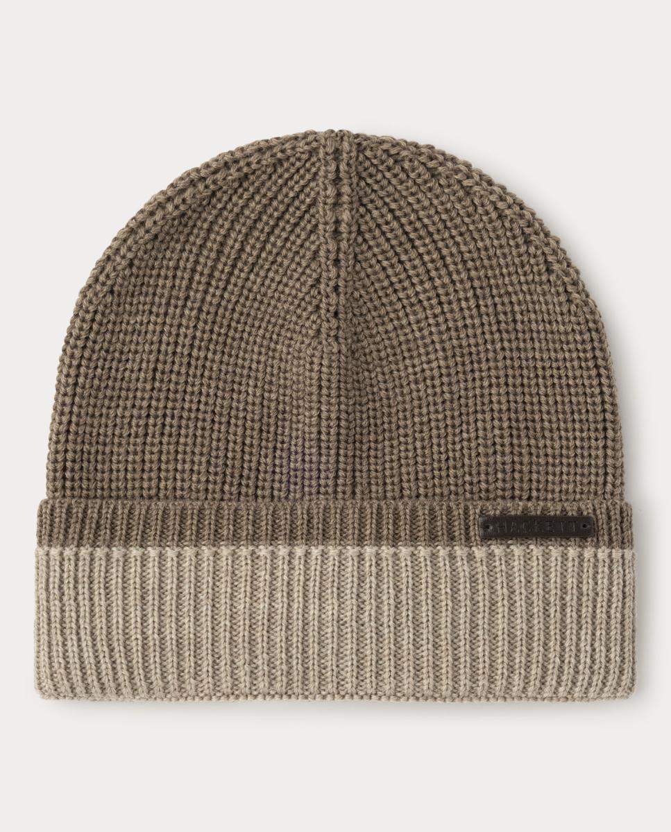 Imagen 0 de Gorro beanie de lana merino de hombre