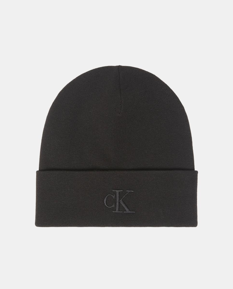 Imagen 0 de Gorro Calvin Klein de punto con logo bordado.
