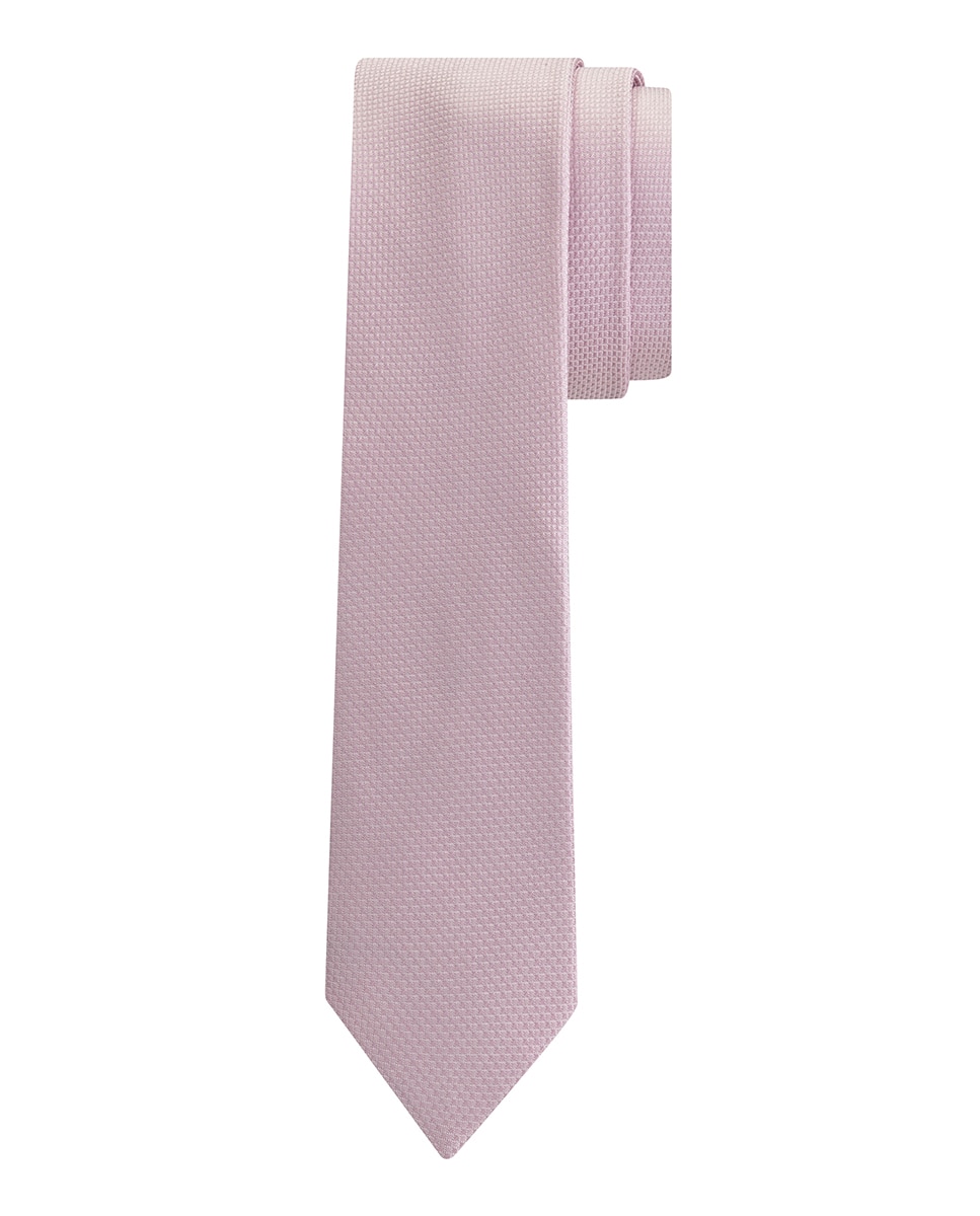 Imagen 0 de Corbata de hombre de seda con textura a tono.