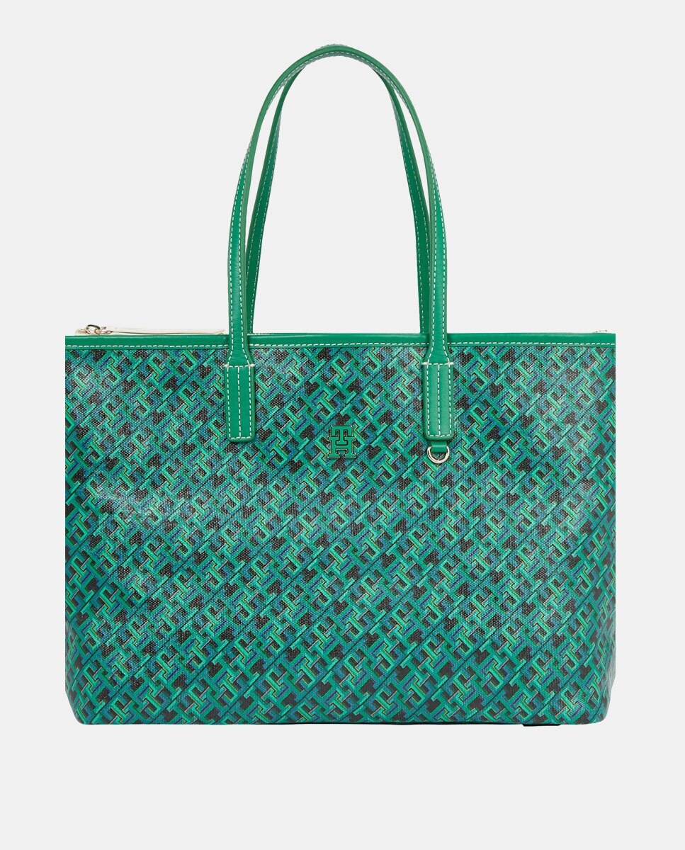 Imagen 0 de Tote con estampado de logos