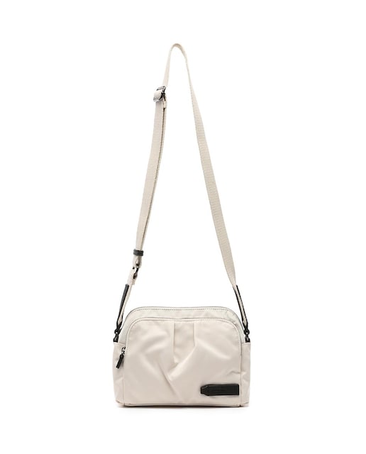 Imagen 0 de Bandolera realizada en materiales reciclados beige