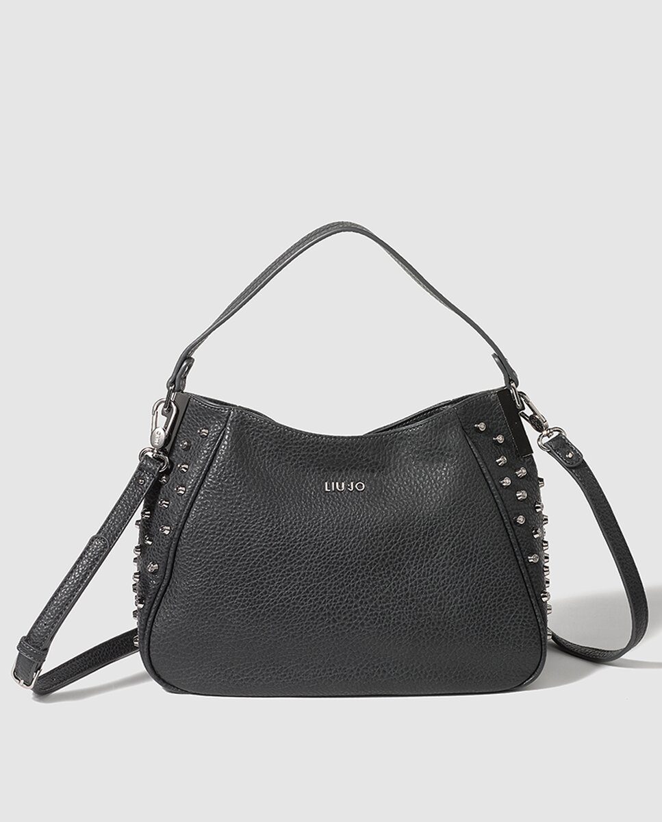 Imagen 0 de Bolso de hombro de media luna con cremallera