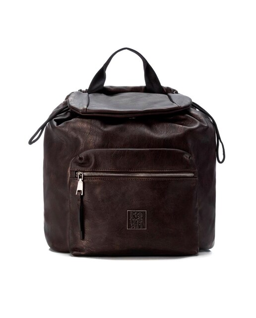 Imagen 0 de Mochila señora, solapa con botón y cordón