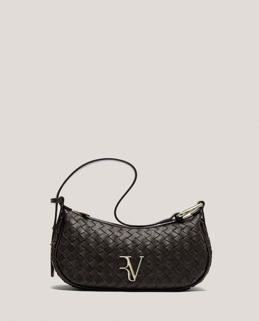 Imagen 0 de Bolso de mujer de hombro Erea Moon piel trenzada