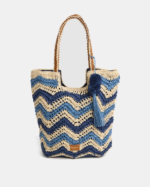 Imagen 0 de Bolso cierre botón y asas