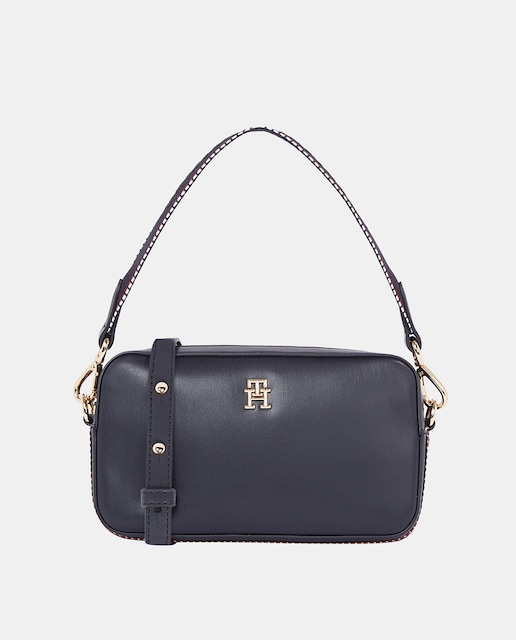 Imagen 0 de Bolso bandolera de mujer en color azul marino con asa