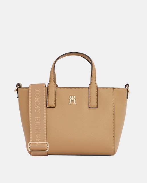 Imagen 0 de Bolso estilo mini tote de mujer en color camel