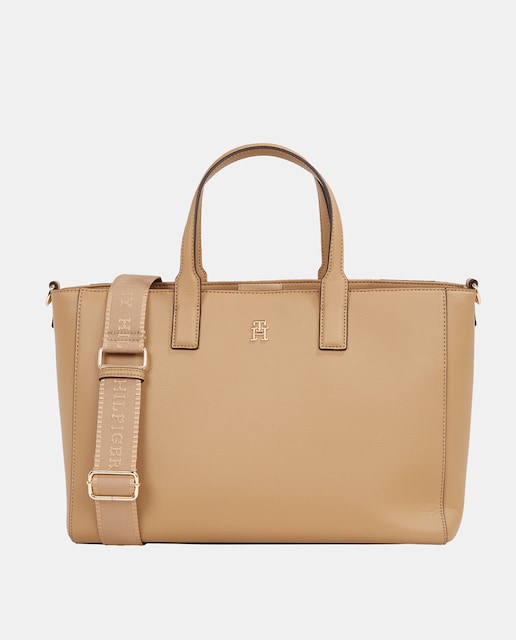 Imagen 0 de Bolso estilo satchel de mujer en color camel