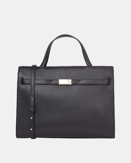 Imagen 0 de Bolso estilo maletín de mujer en color negro