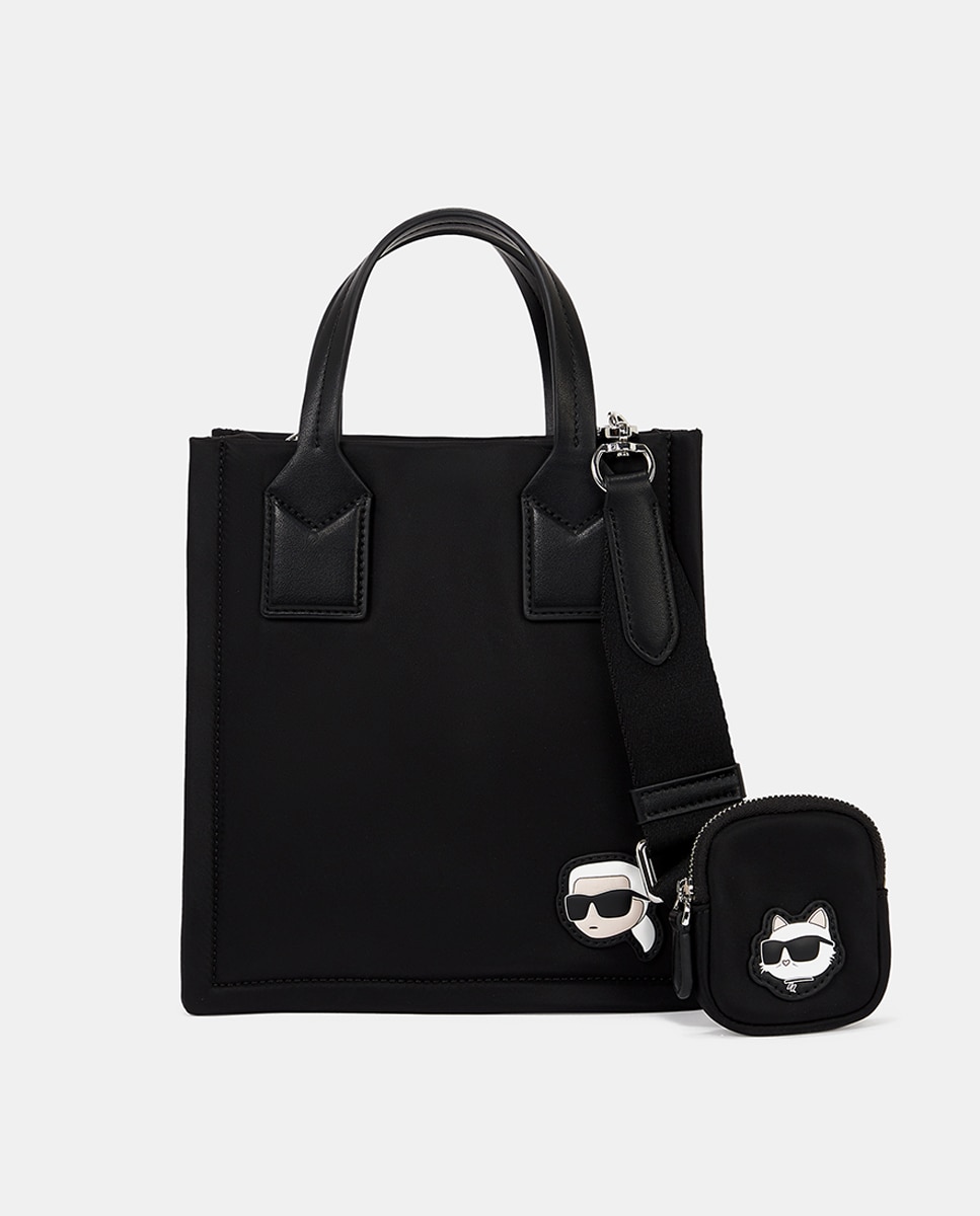 Imagen 0 de Bolso tote cuadrado de nylon