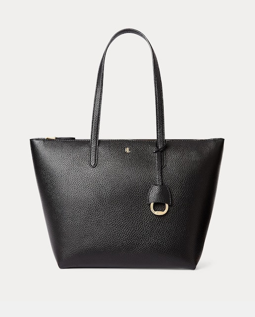 Imagen 0 de Shopping pequeño en negro con bolsillo interior