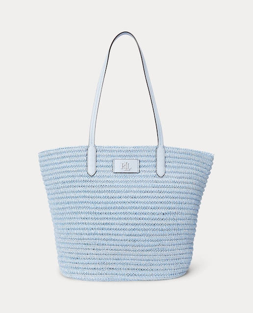 Imagen 0 de Bolso tote Brie grande de rafia.