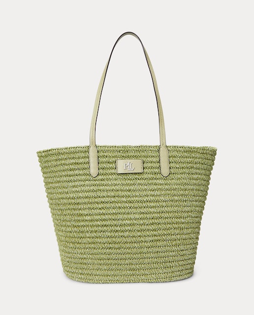 Imagen 0 de Bolso tote Brie grande de rafia.