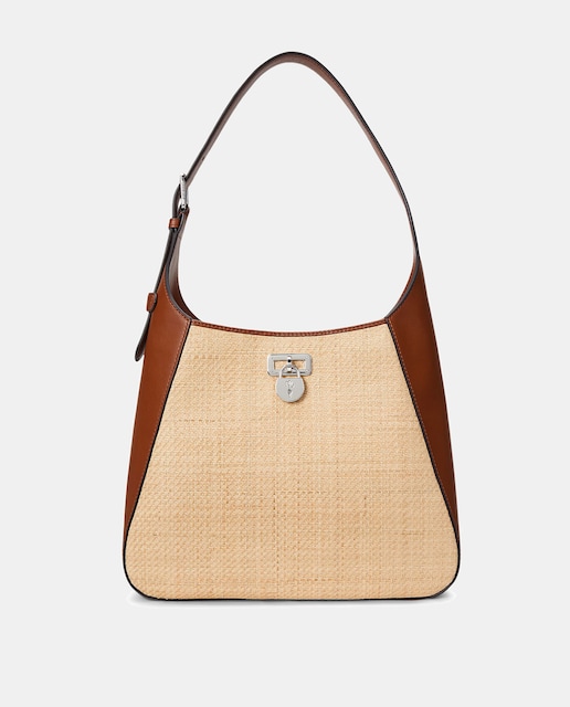 Imagen 0 de Bolso Tanner mediano de rafia.