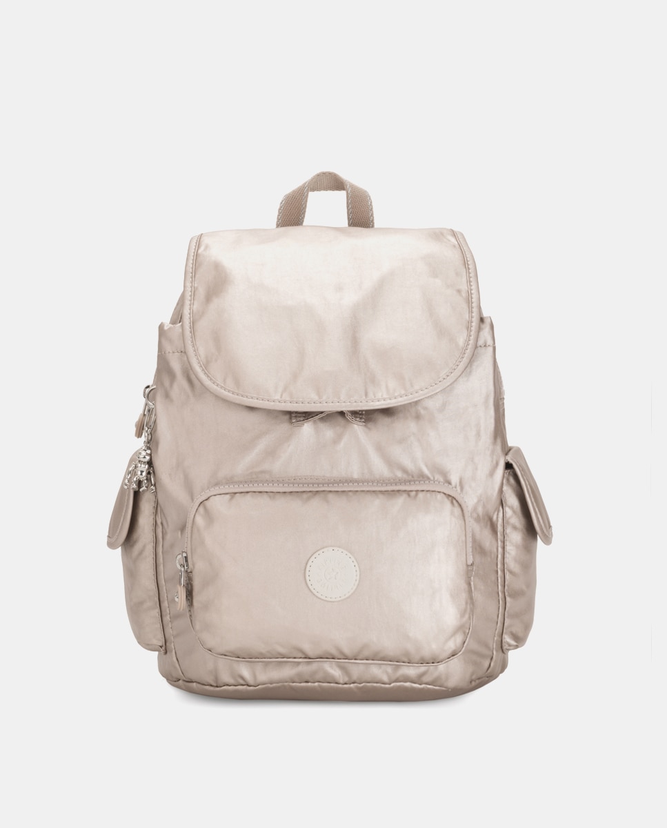 Imagen 0 de Mochila mediana City Pack S en dorado con cremallera