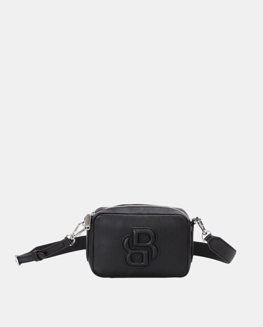 Imagen 0 de Bolso tipo bandolera con apertura con cremallera, color negro