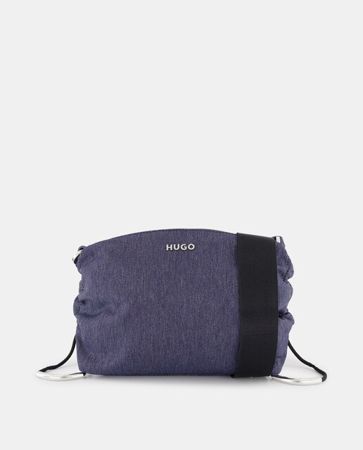 Imagen 0 de Bolso tipo baguette con apertura con cremallera  denim