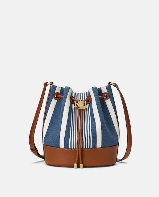 Imagen 0 de Bolso de mujer Lauren Ralph Lauren mediano en azul.
