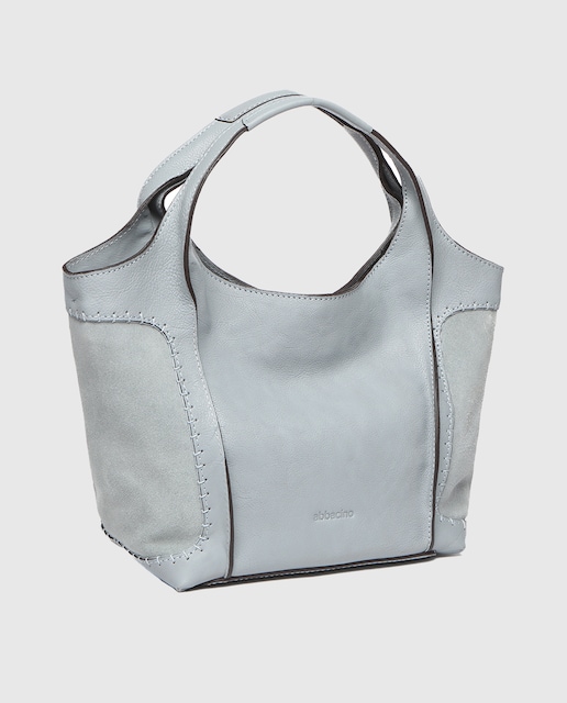 Imagen 0 de Bolso shopper pequeño de piel con varias asas